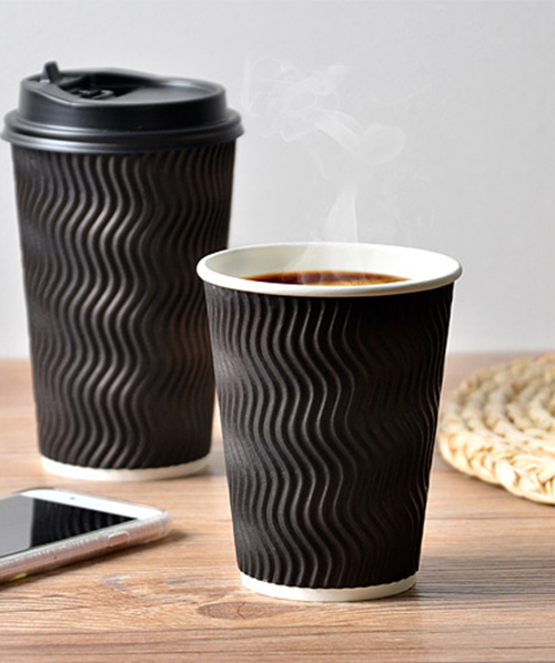 Corrugated cup