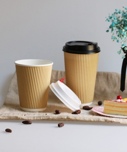 Kraft paper corrugated cup