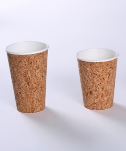 Disposable new wood grain cup