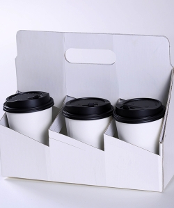 Four-frame, six-grid portable cup holder