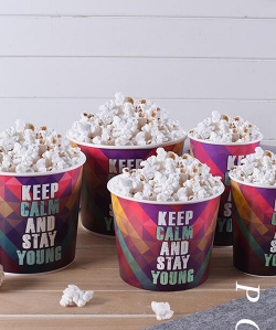 Personalized popcorn bucket