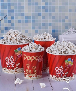 Thickened popcorn bucket