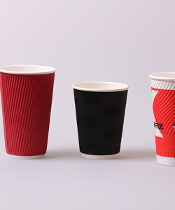 Corrugated tea cup