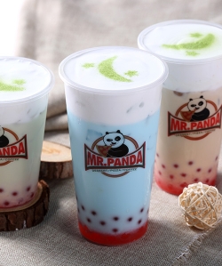Panda logo plastic cup